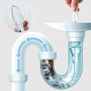 Drain Hair Clog Remover Tool, 46cm Flexible Plastic Snake Cleaner Strip for Shower Sink Pipe Unclogging, Hair Catcher Removal