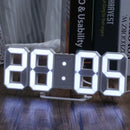 GlowTim 3D LED Digital Wall Clock