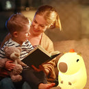 Cute Capybara Silicone Night Light – Touch Dimmable USB Rechargeable Bedside Lamp