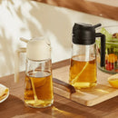 2-in-1 Glass Oil Sprayer & Dispenser Bottle